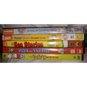 Kids DVD lot Sponge Bob Rugrats Nickelodeon Jimmy Nuetron